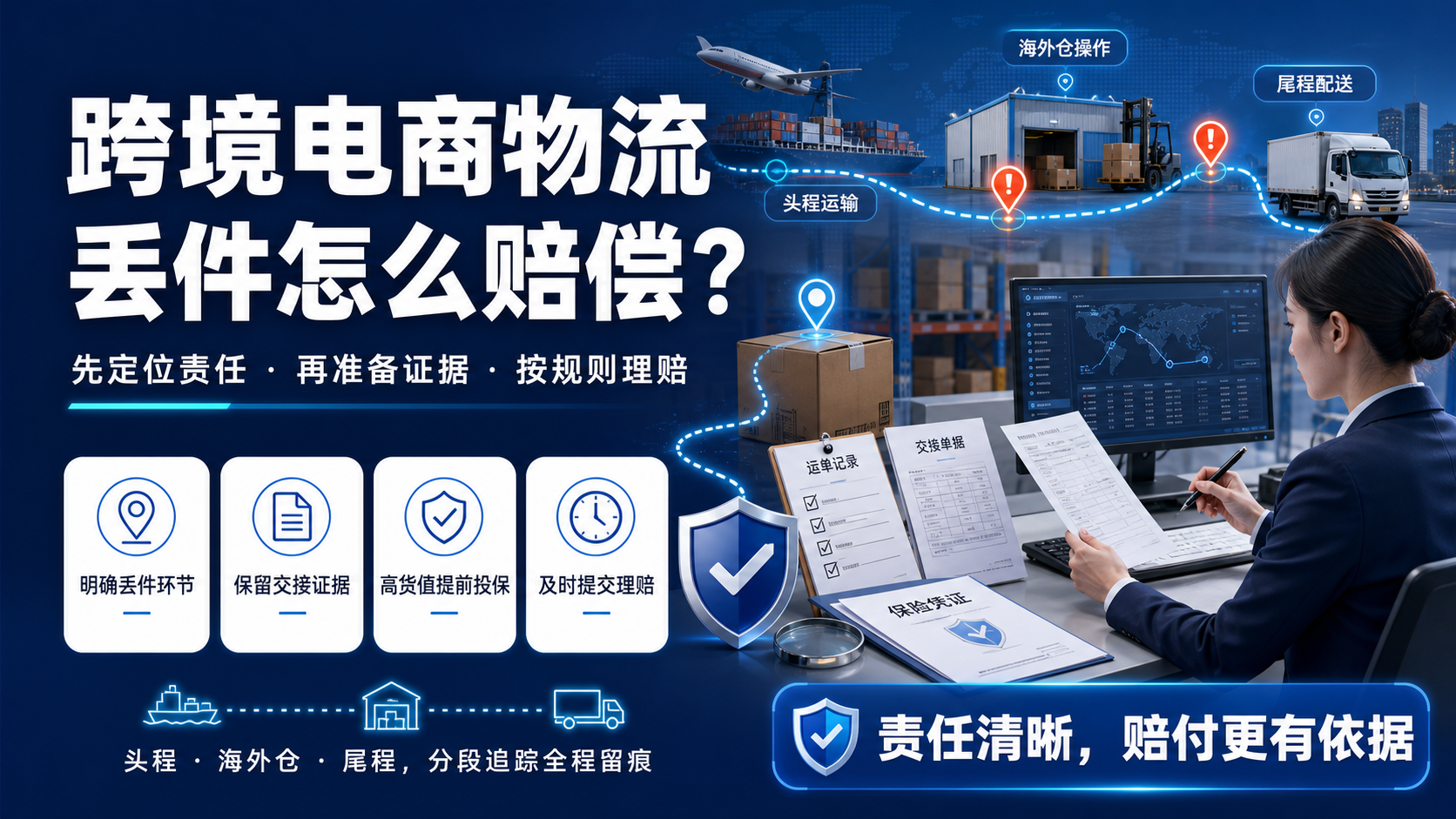 跨境电商物流丢件怎么赔偿