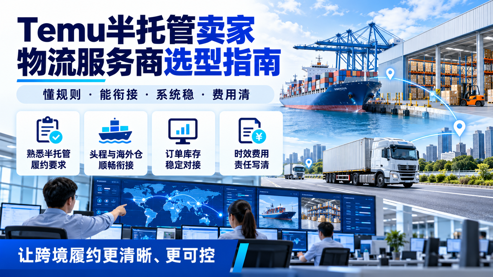 Temu半托管卖家物流服务商选型指南