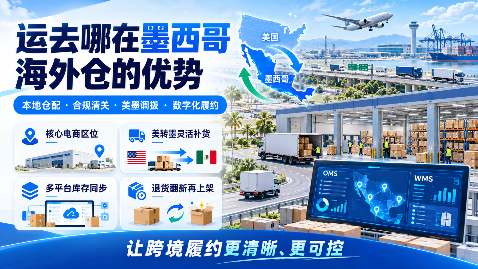 运去哪在墨西哥海外仓的优势
