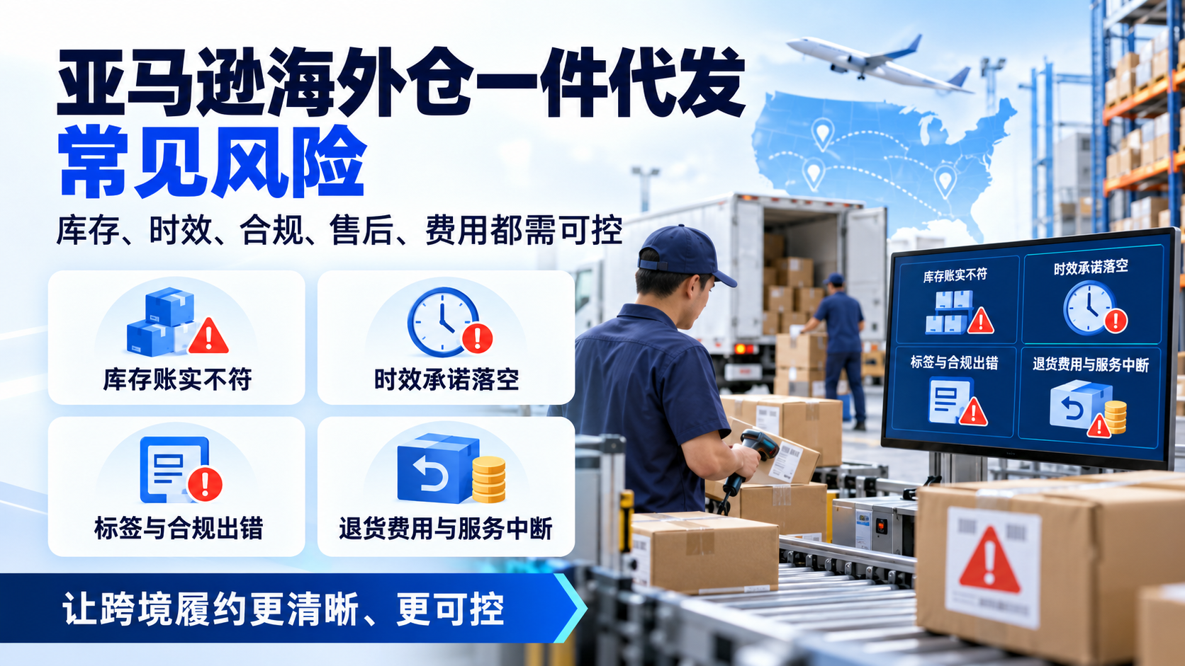 亚马逊海外仓一件代发常见风险