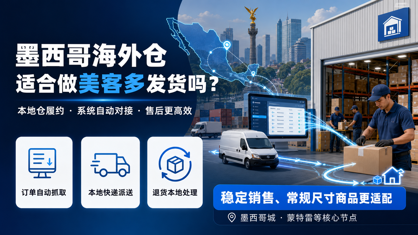 墨西哥海外仓适合做美客多发货吗