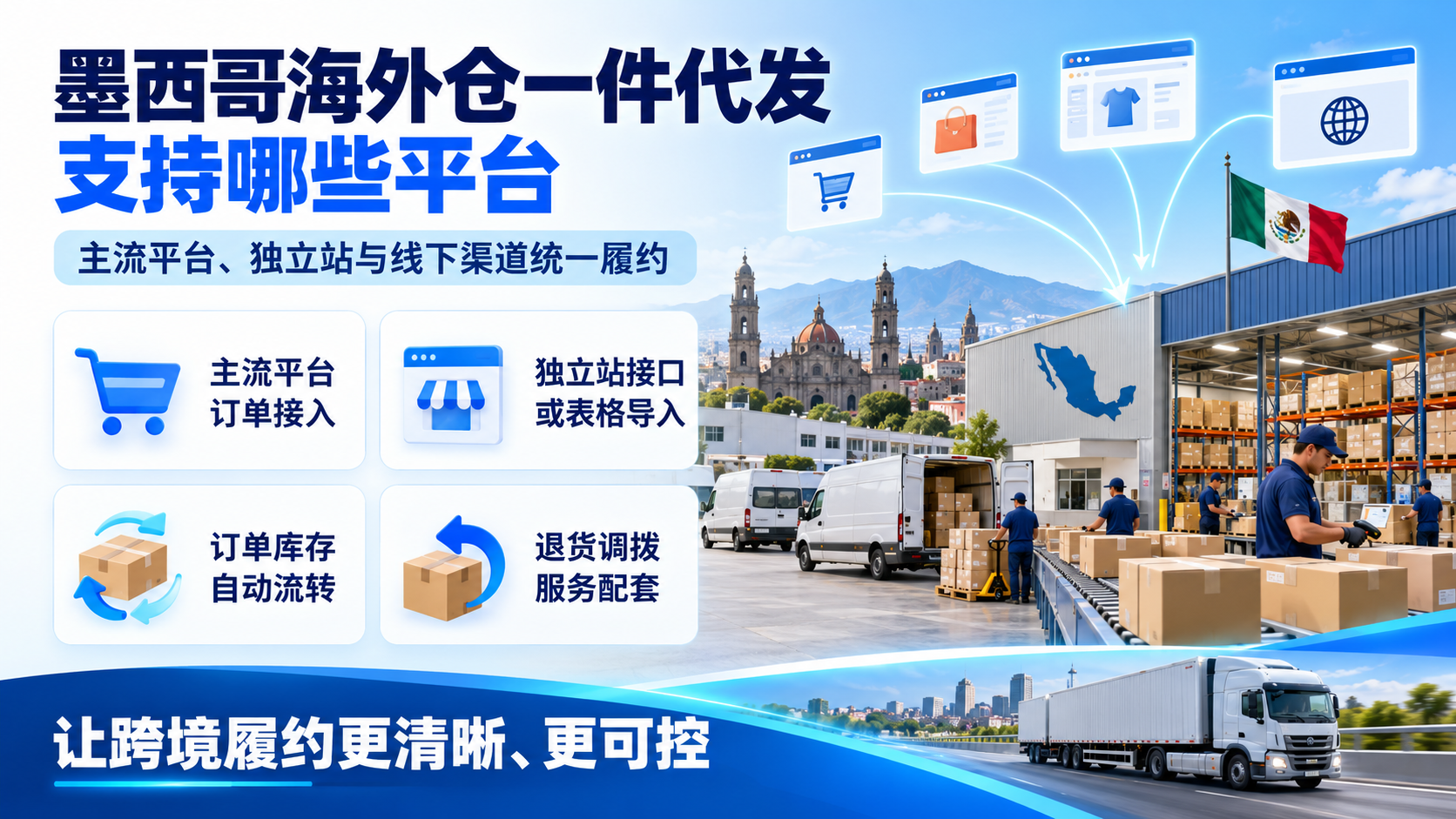 墨西哥海外仓一件代发支持哪些平台