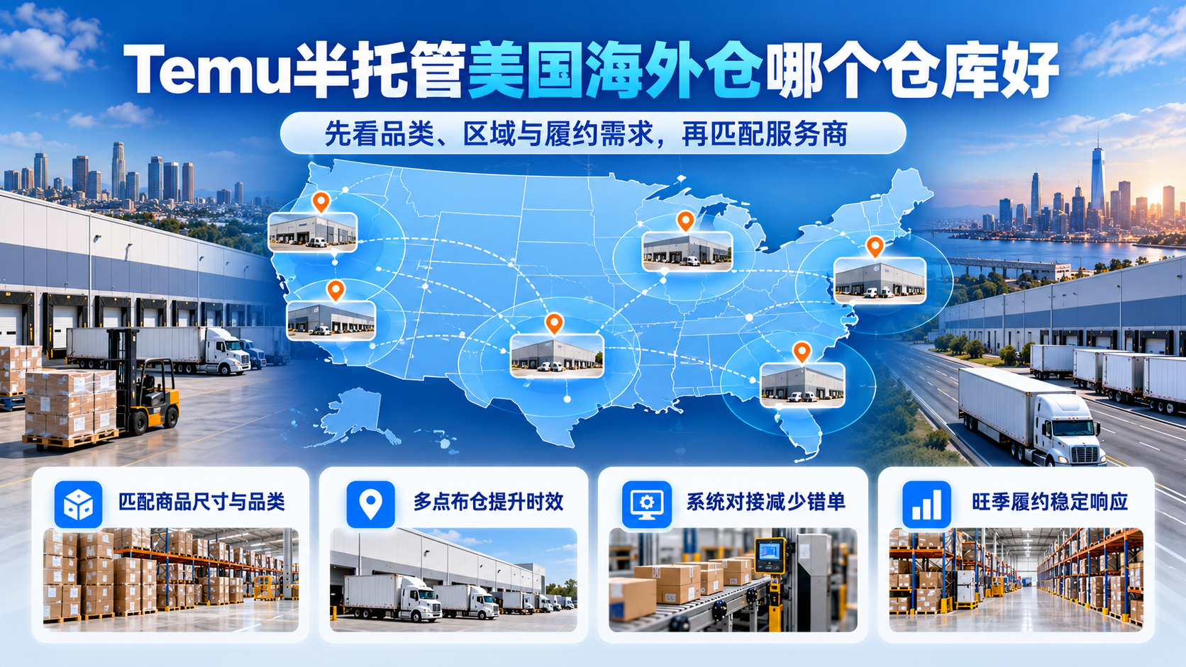 Temu半托管美国海外仓哪个仓库好