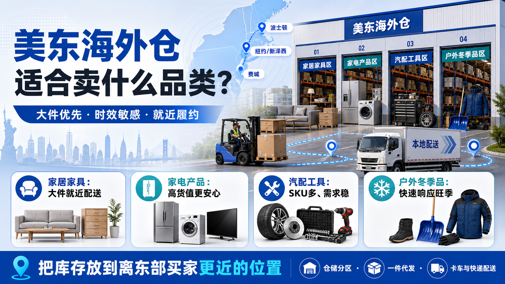 美东海外仓适合卖什么品类