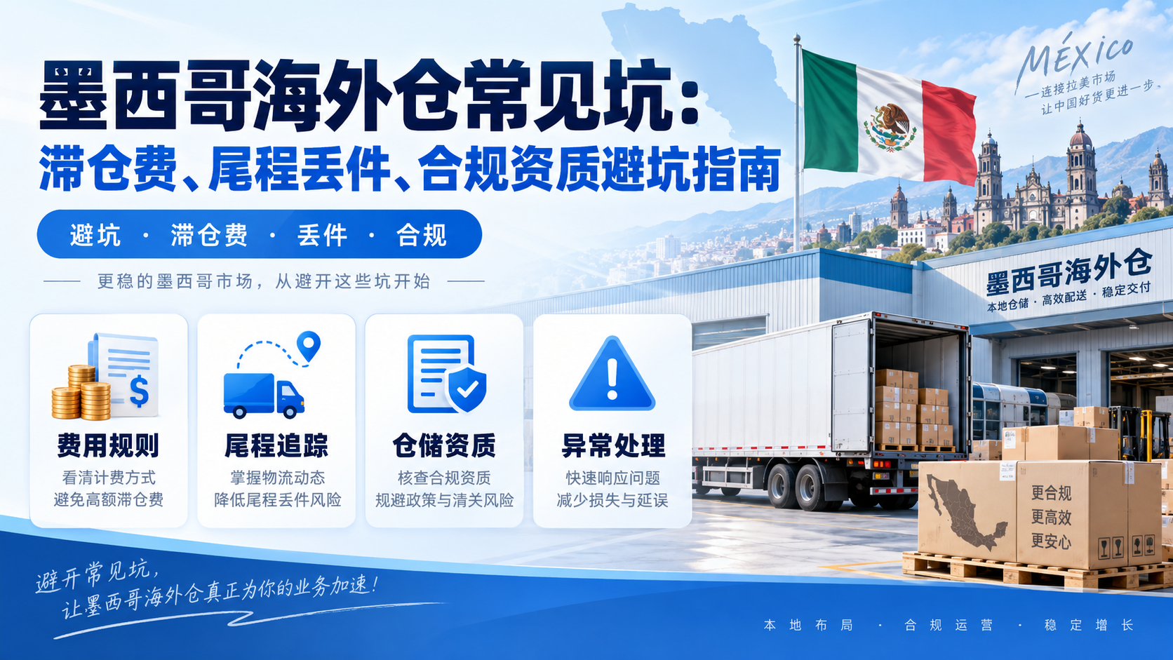 墨西哥海外仓常见坑:滞仓费、尾程丢件、合规资质避坑指南
