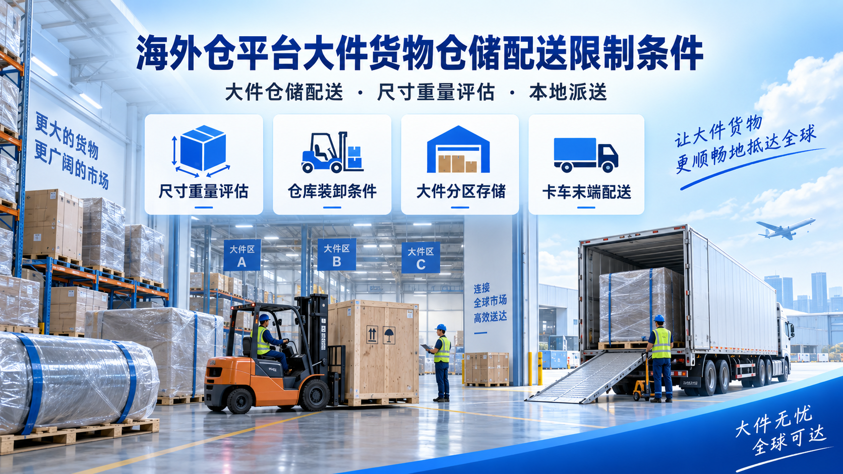 海外仓平台大件货物仓储配送限制条件