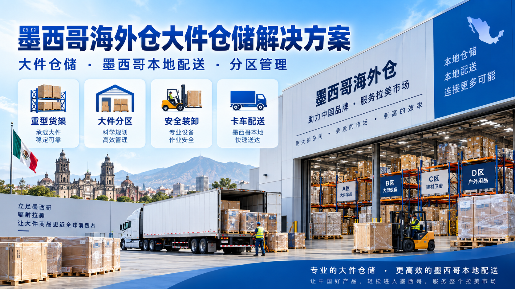 墨西哥海外仓大件仓储解决方案