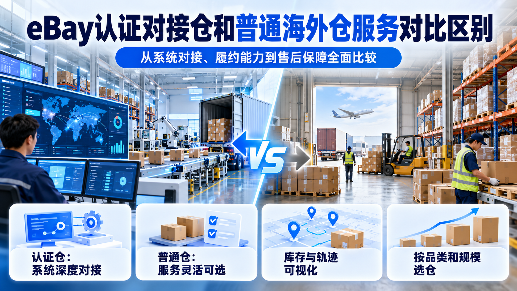 eBay认证对接仓和普通海外仓服务对比区别