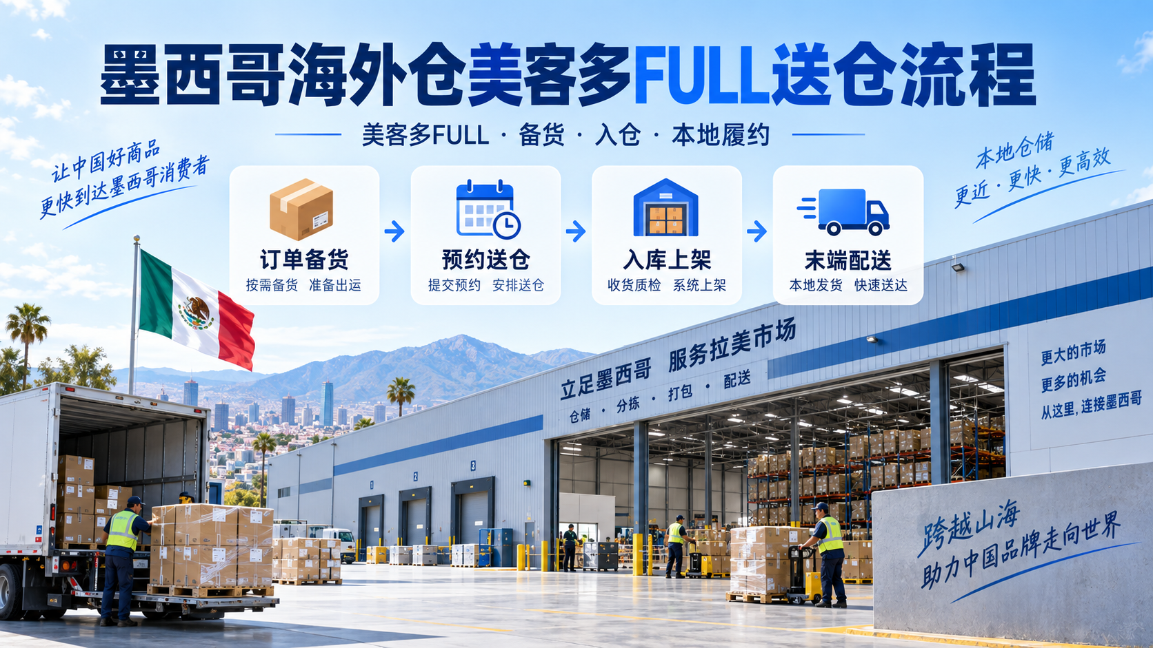 墨西哥海外仓美客多FULL送仓流程