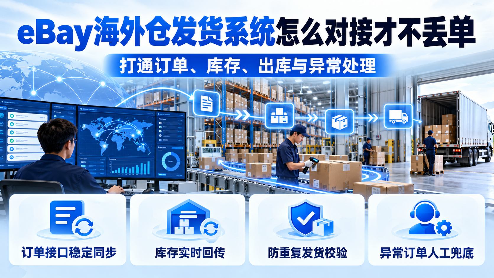 eBay海外仓发货系统怎么对接才不丢单