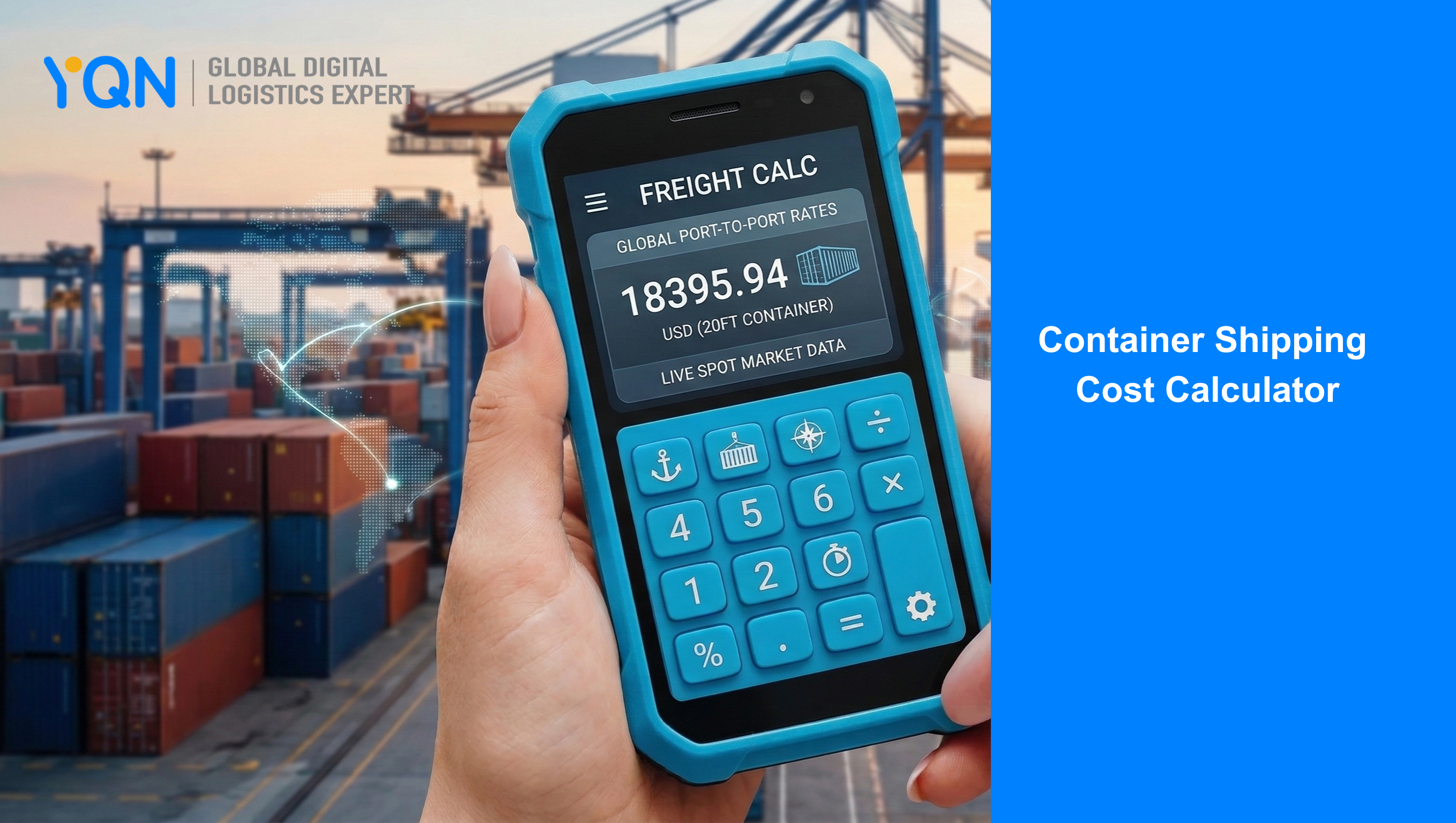 Container shipping cost calculator