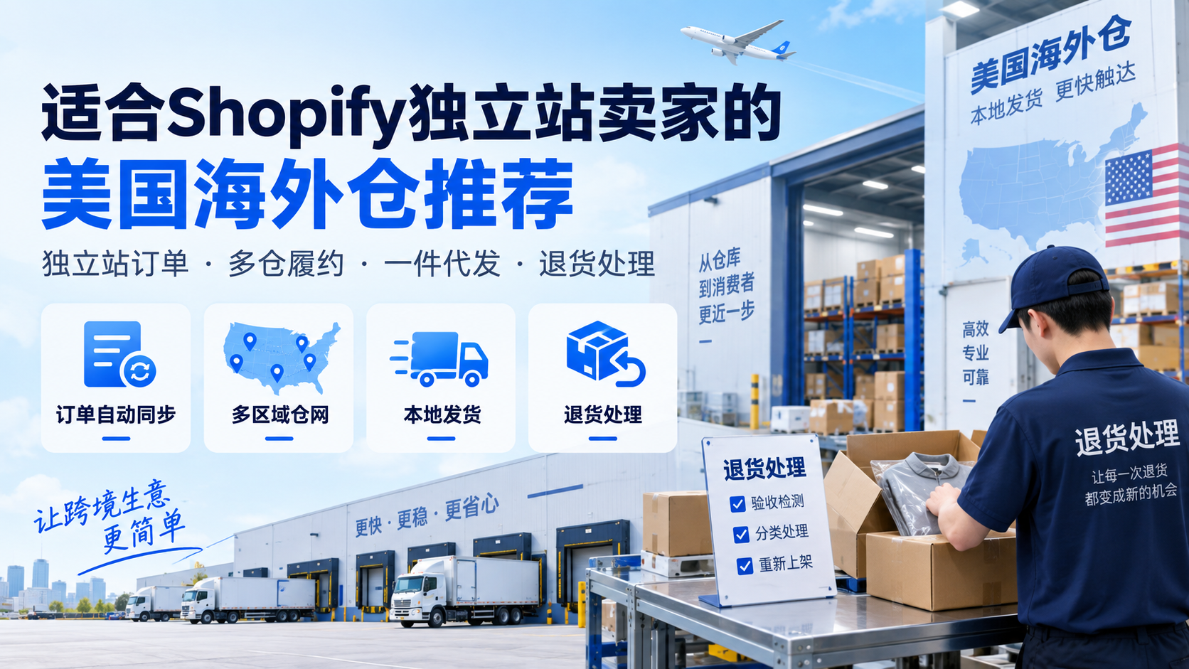适合Shopify独立站卖家的美国海外仓推荐