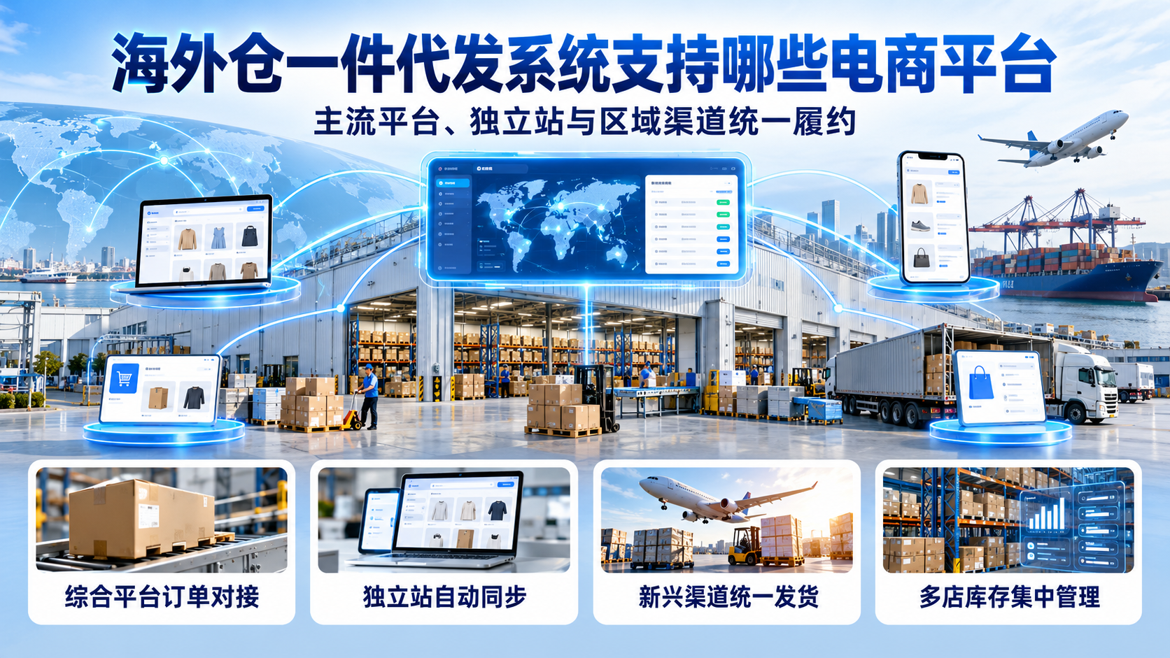 海外仓一件代发系统支持哪些电商平台