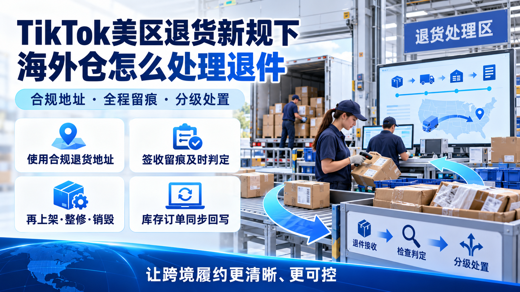 TikTok美区退货新规下海外仓怎么处理退件