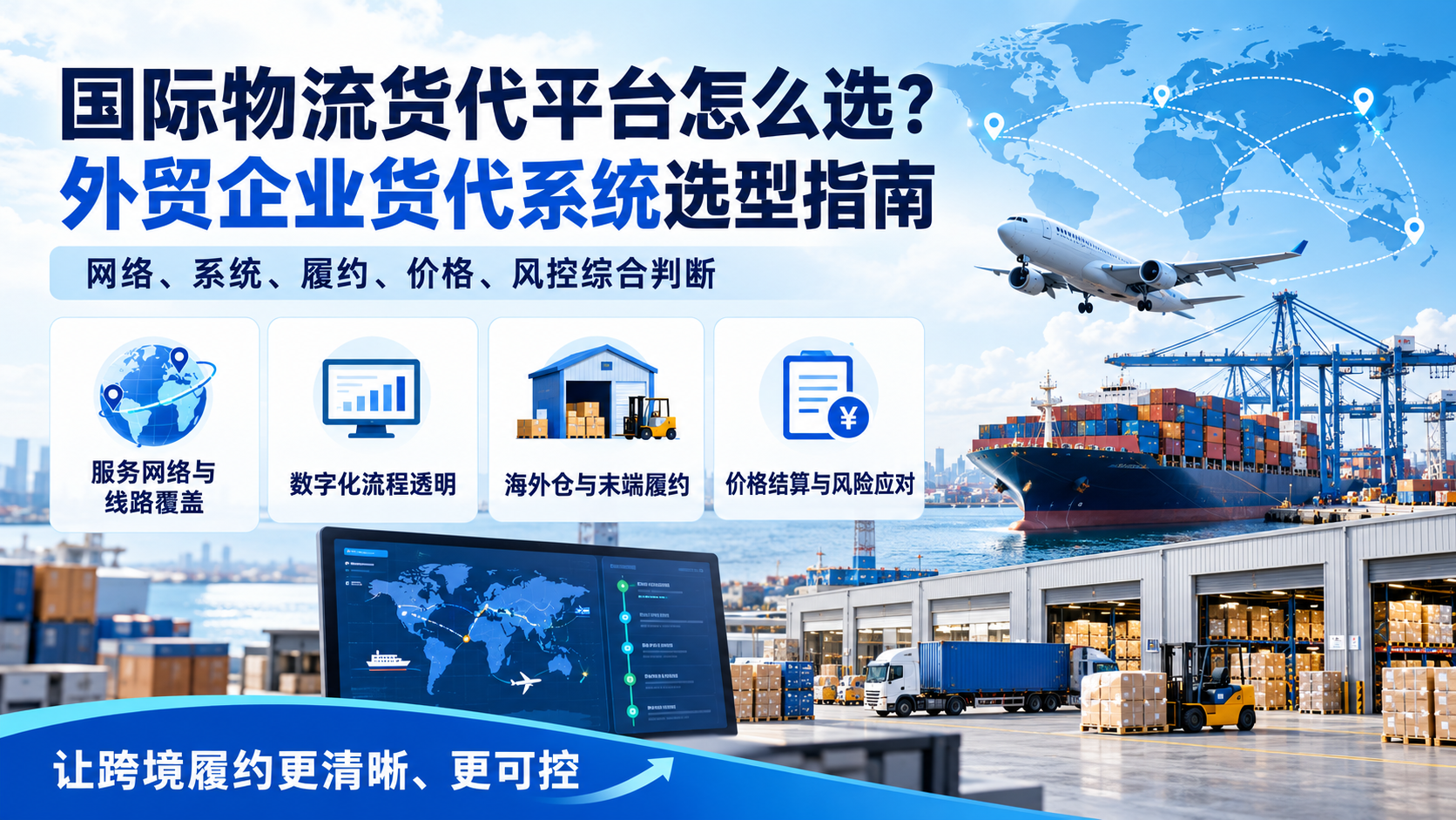 国际物流货代平台怎么选?外贸企业货代系统选型指南
