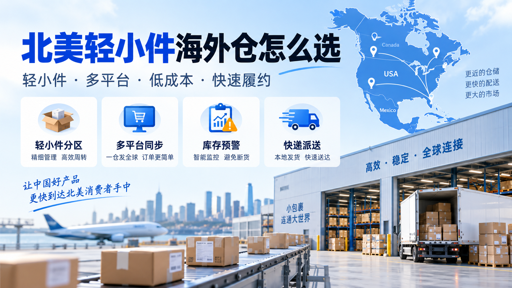 北美轻小件海外仓怎么选