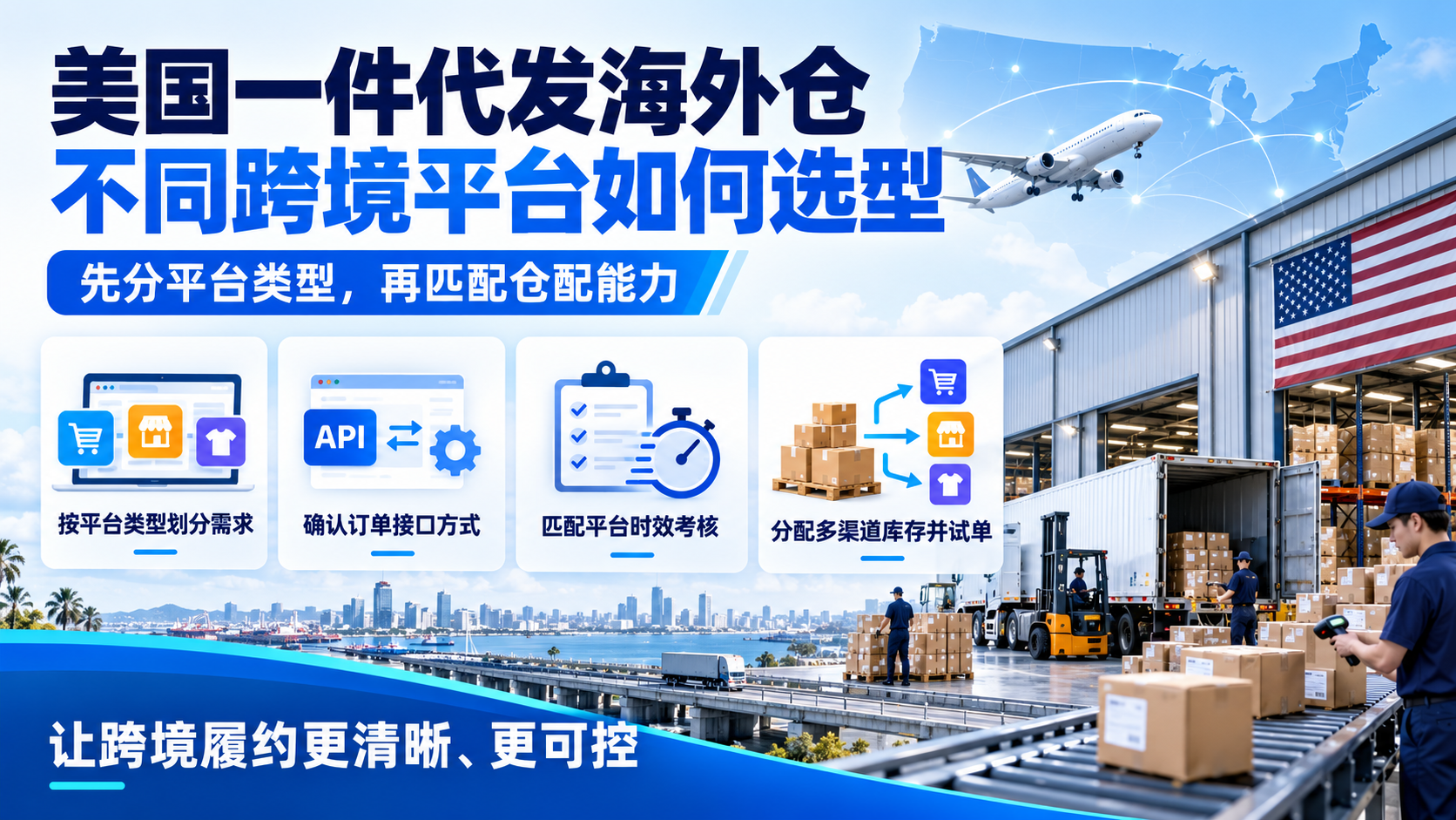 美国一件代发海外仓不同跨境平台如何选型
