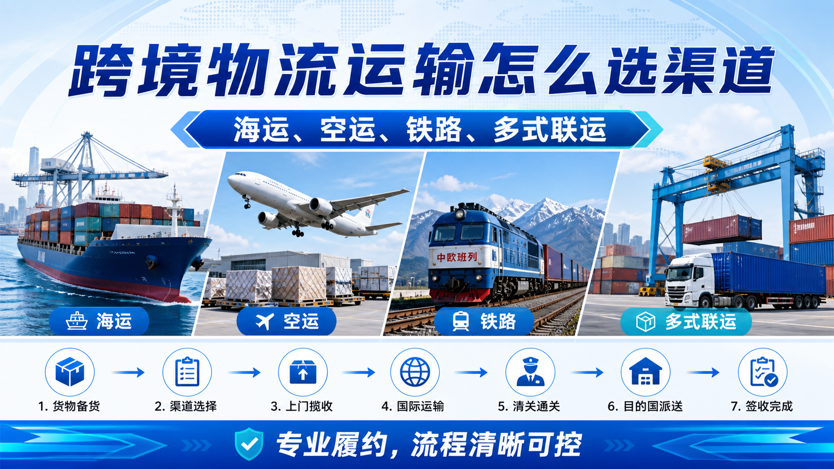 跨境物流运输怎么选渠道