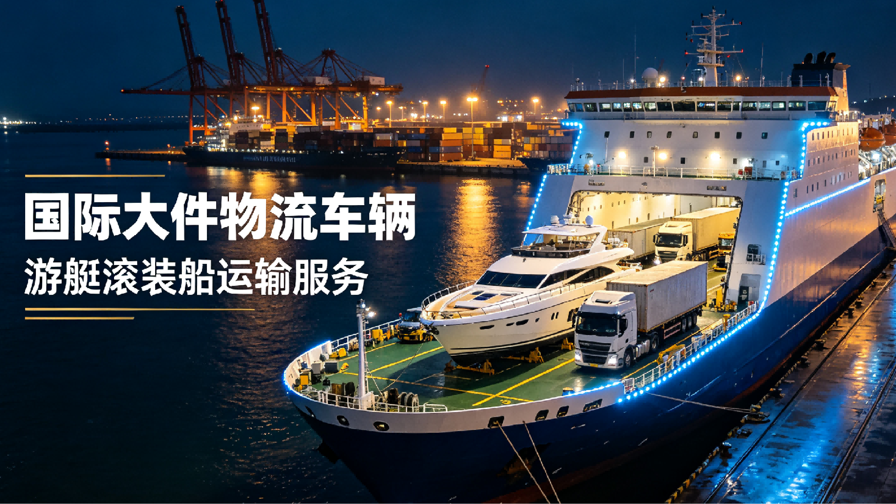 国际大件物流车辆_游艇滚装船运输服务