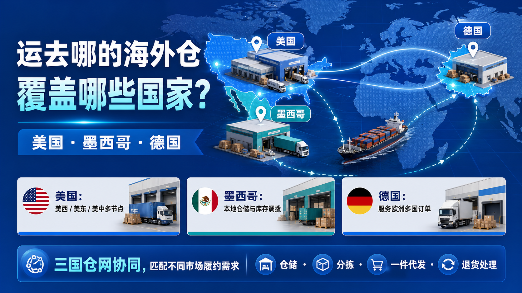 运去哪的海外仓覆盖哪些国家