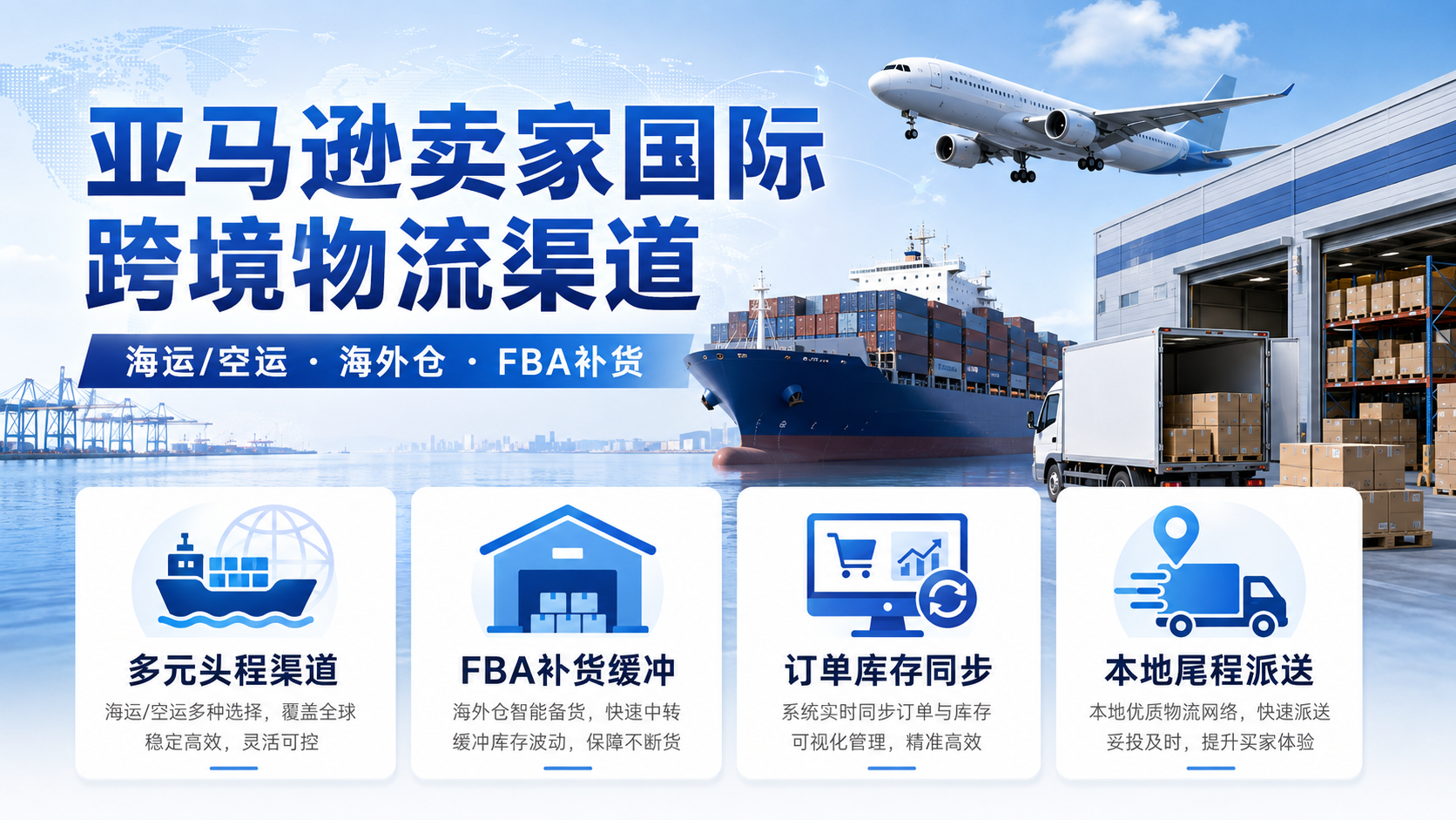 亚马逊卖家国际跨境物流渠道