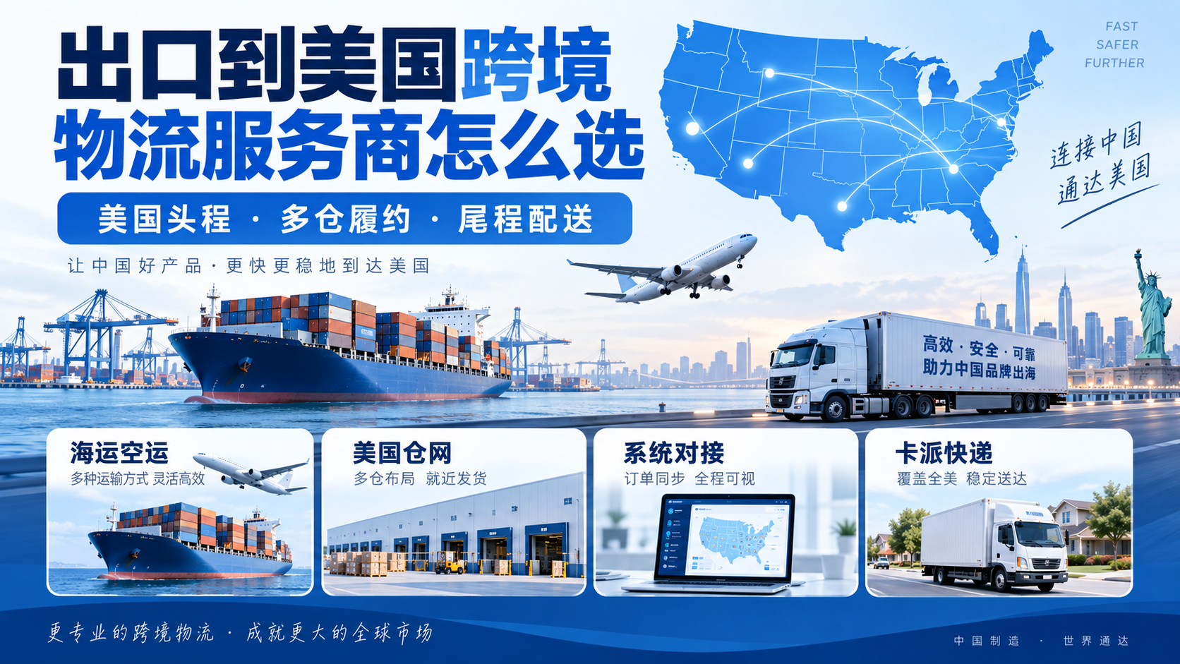 出口到美国跨境物流服务商怎么选
