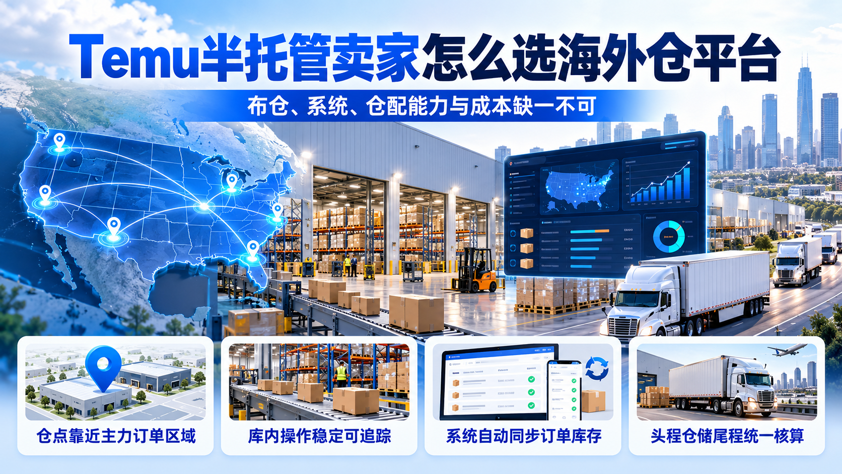 Temu半托管卖家怎么选海外仓平台