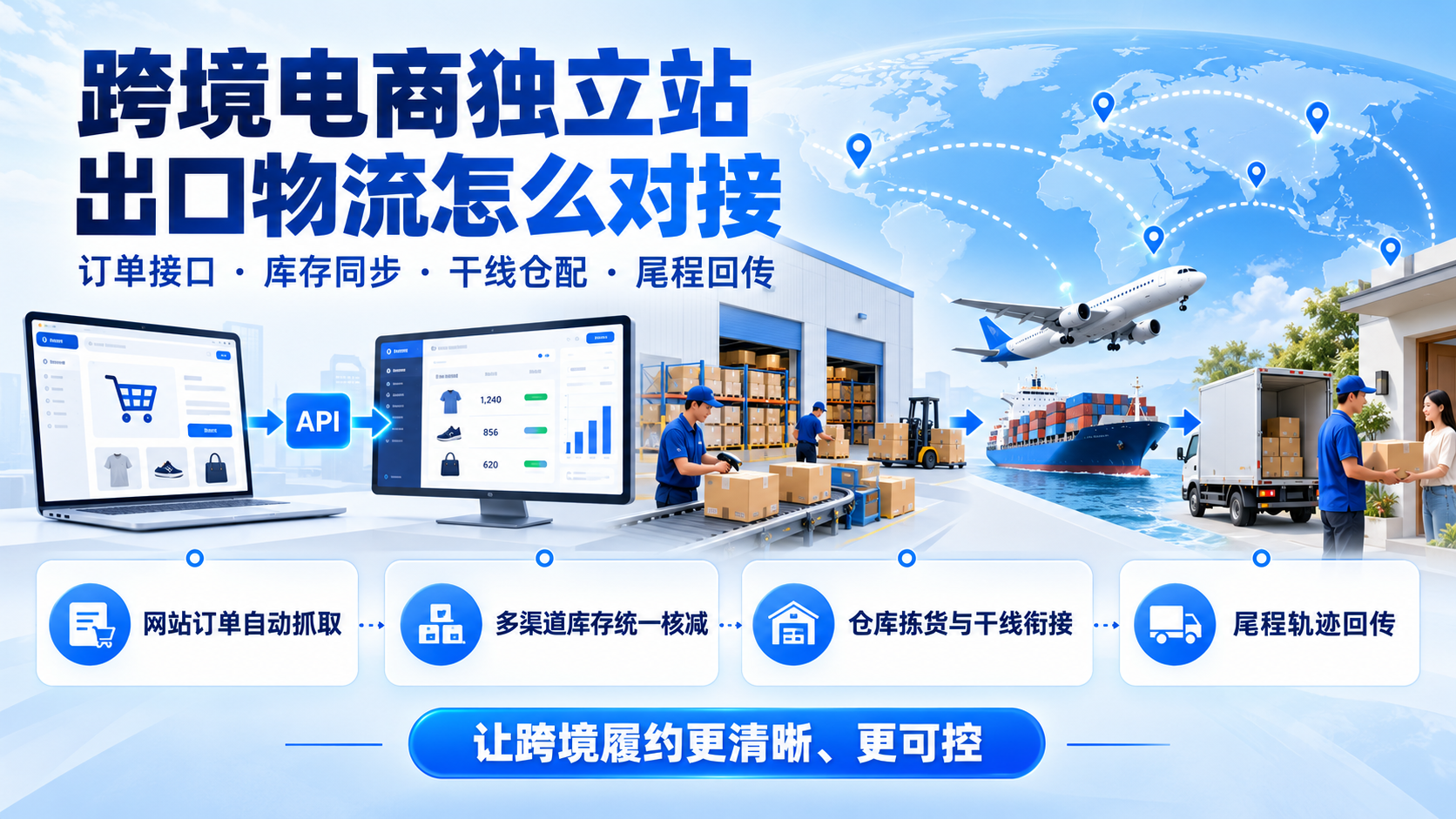 跨境电商独立站出口物流怎么对接