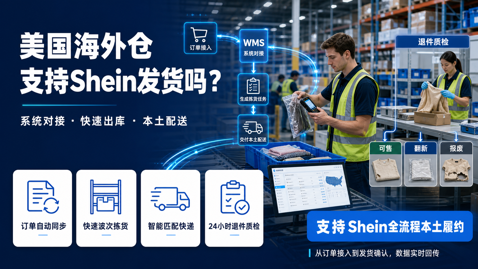 美国海外仓支持Shein发货吗