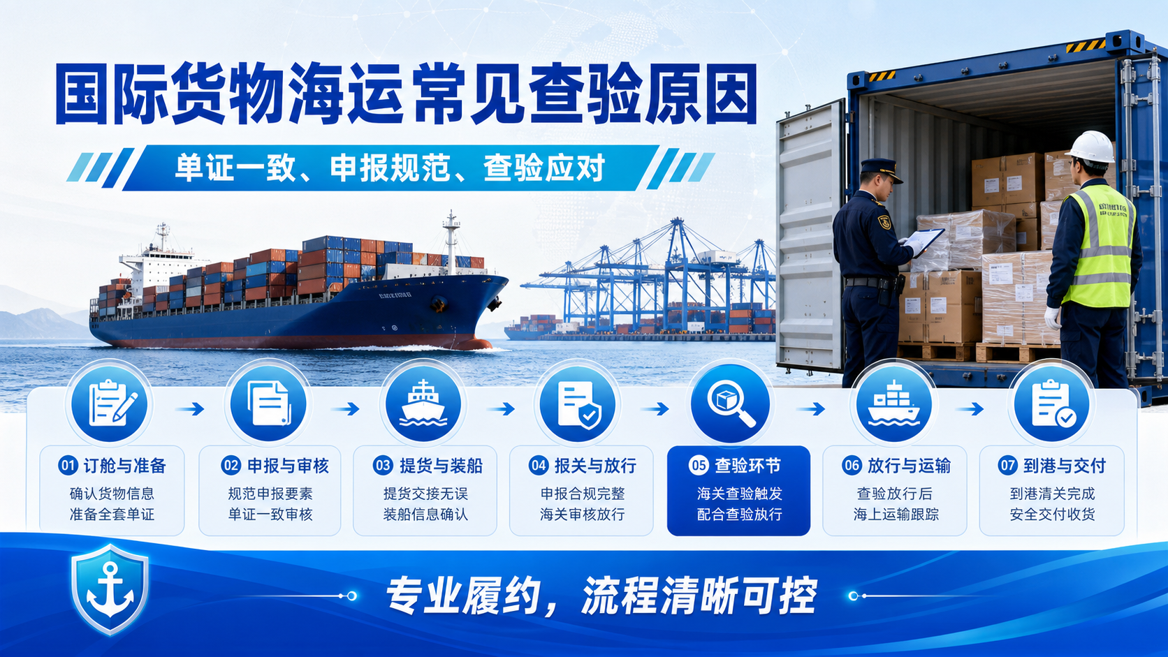国际货物海运常见查验原因