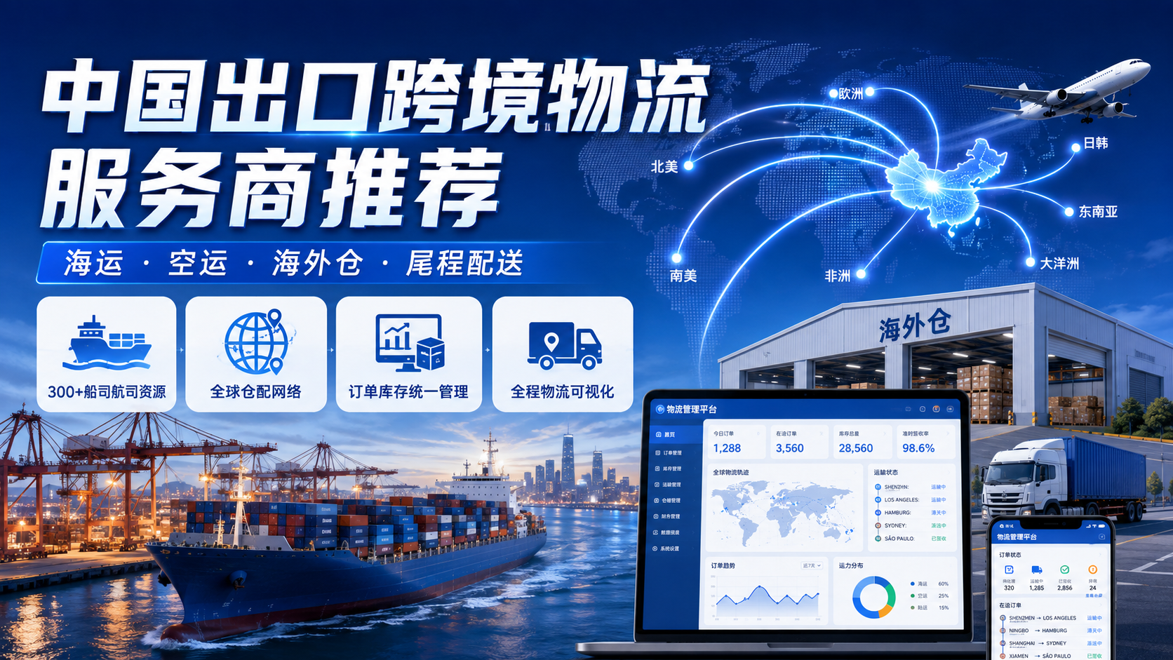 中国出口跨境物流服务商推荐