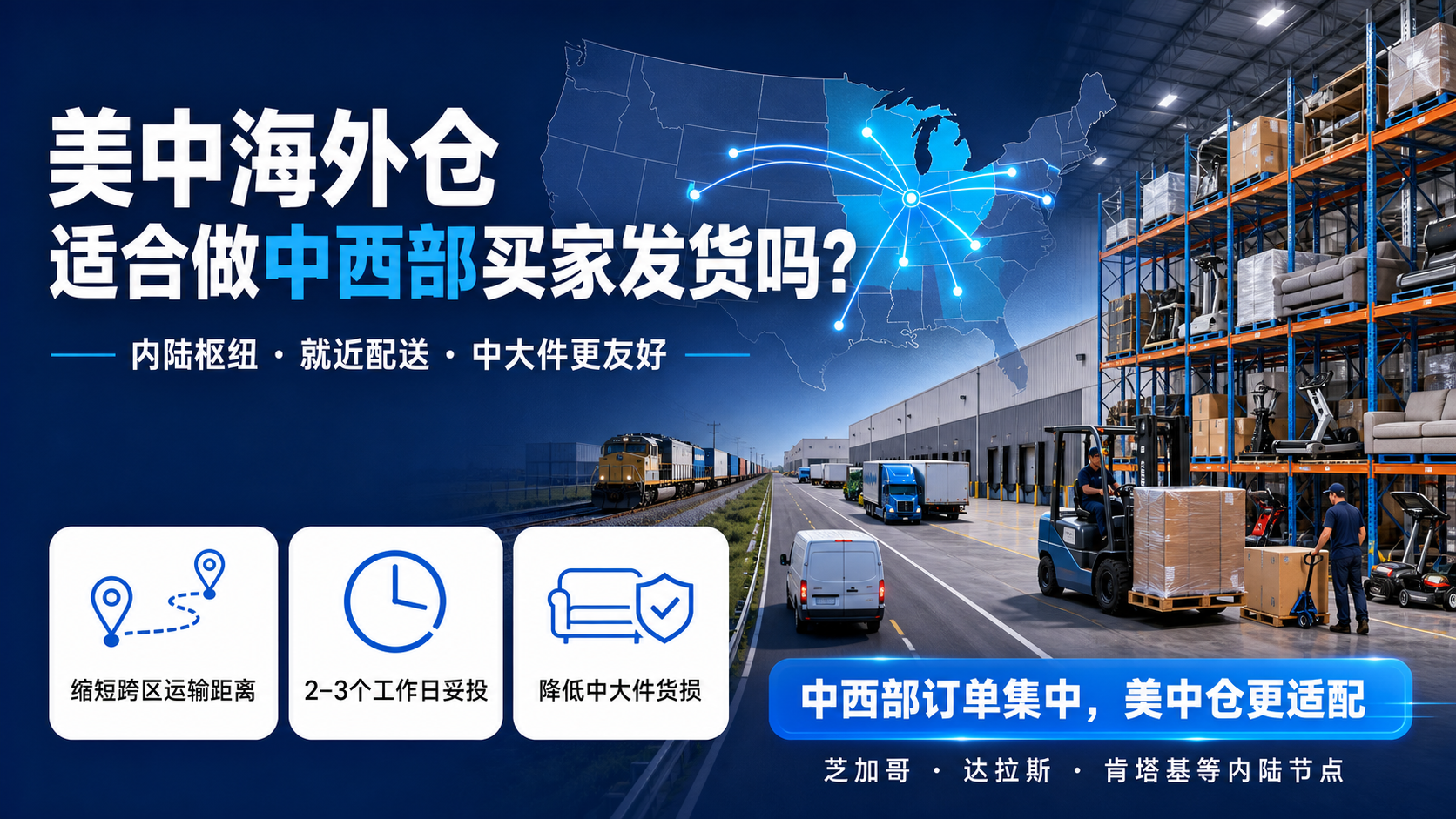 美中海外仓适合做中西部买家发货吗