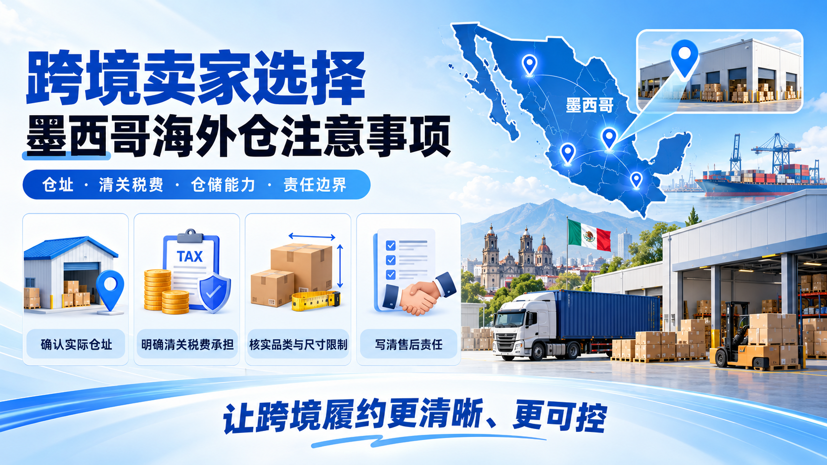跨境卖家选择墨西哥海外仓注意事项