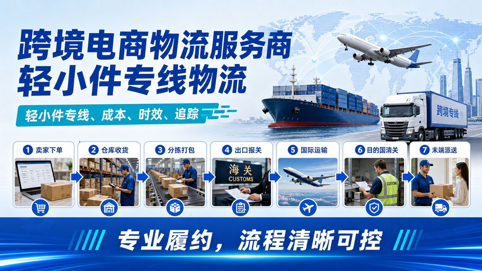跨境电商物流服务商轻小件专线物流