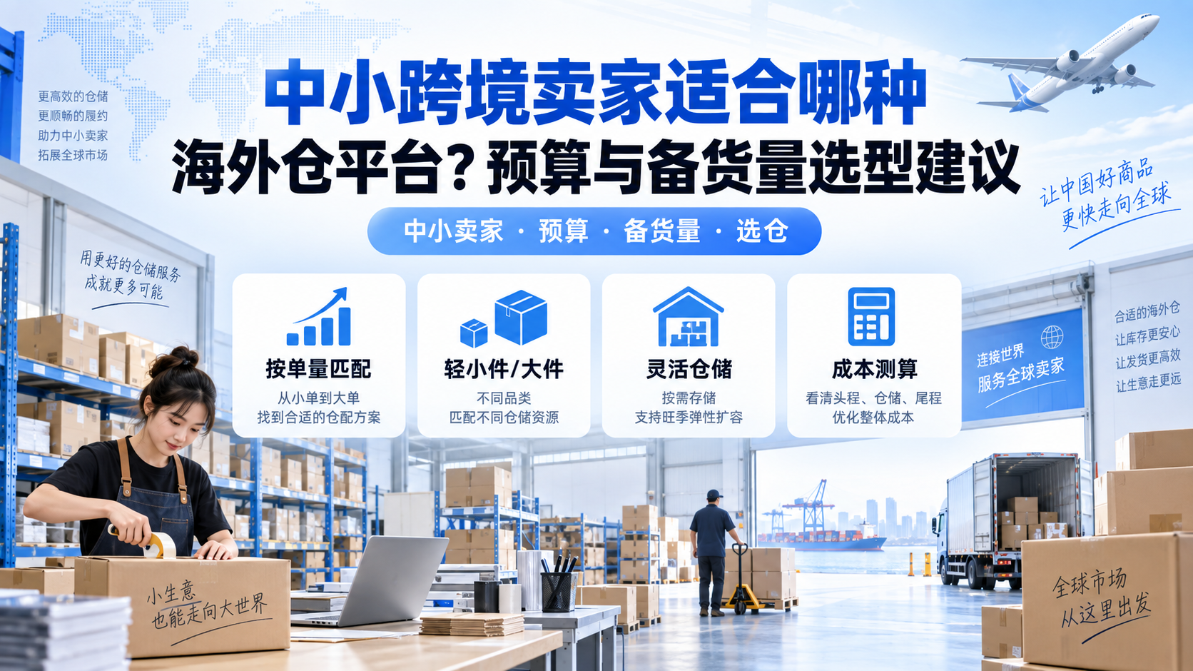 中小跨境卖家适合哪种海外仓平台?预算与备货量选型建议