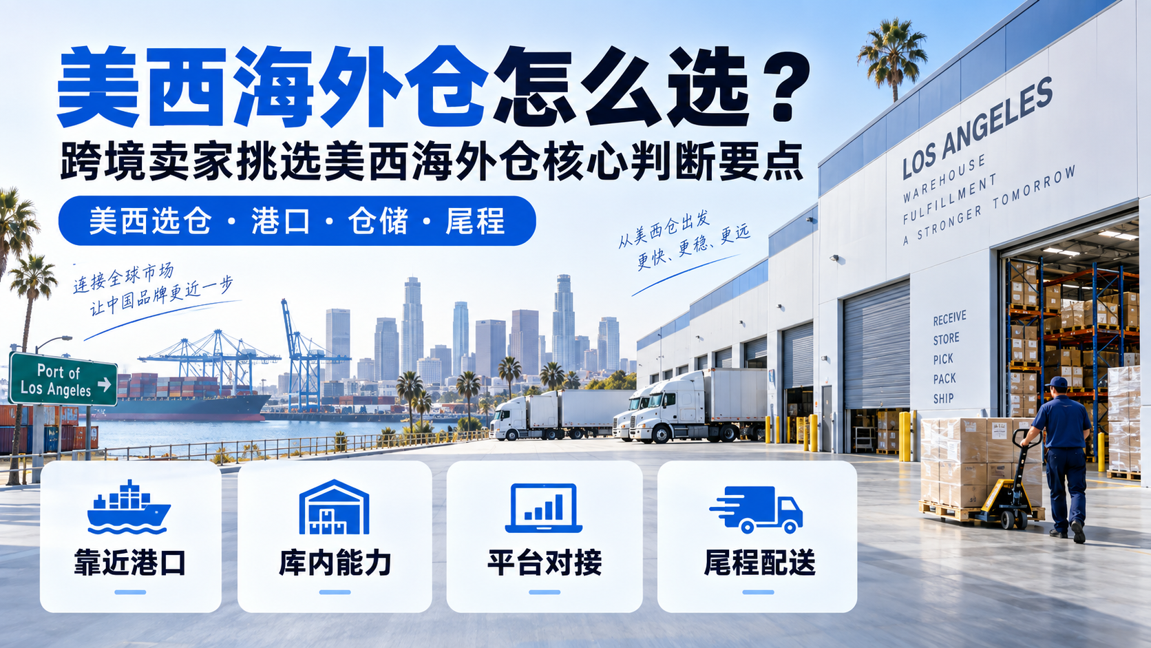 美西海外仓怎么选？跨境卖家挑选美西海外仓核心判断要点