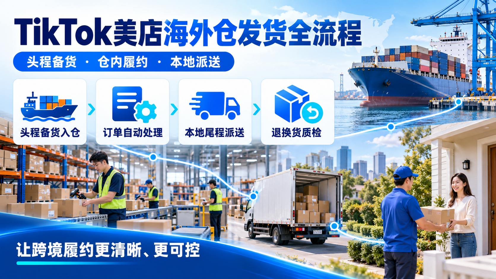 TikTok美店海外仓发货全流程