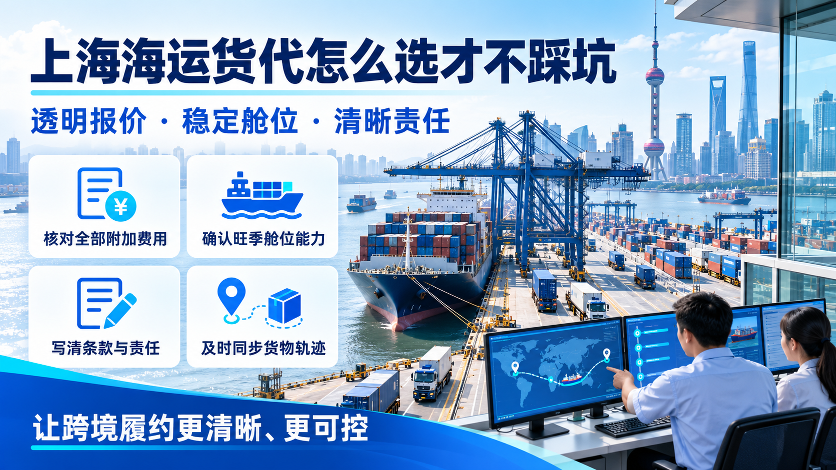 上海海运货代怎么选才不踩坑