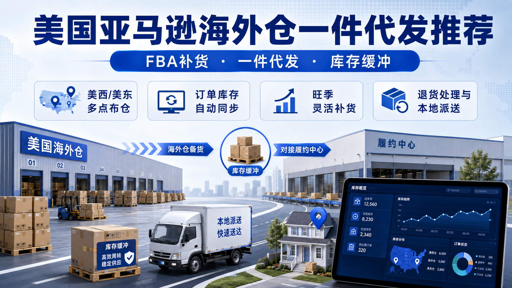 美国亚马逊海外仓一件代发推荐