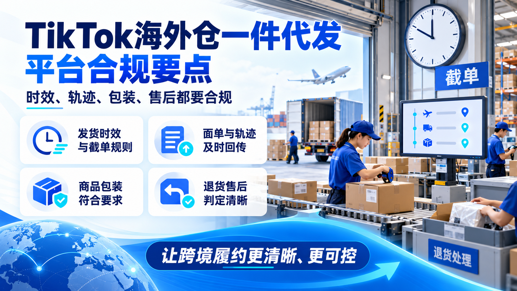 TikTok海外仓一件代发平台合规要点
