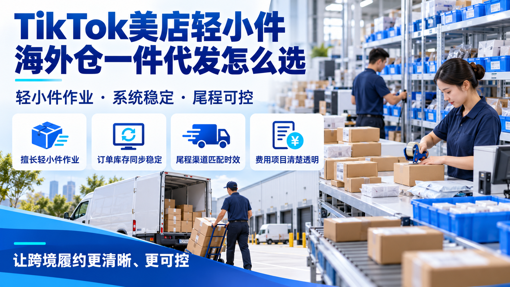 TikTok美店轻小件海外仓一件代发怎么选