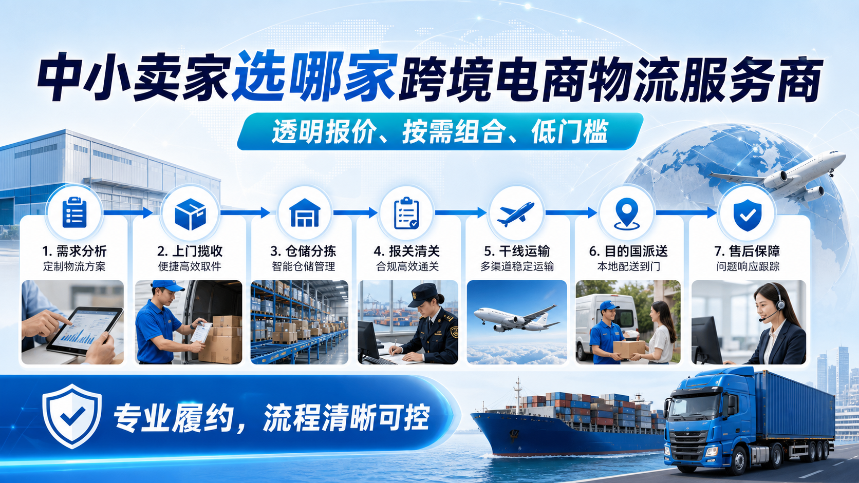 中小卖家选哪家跨境电商物流服务商