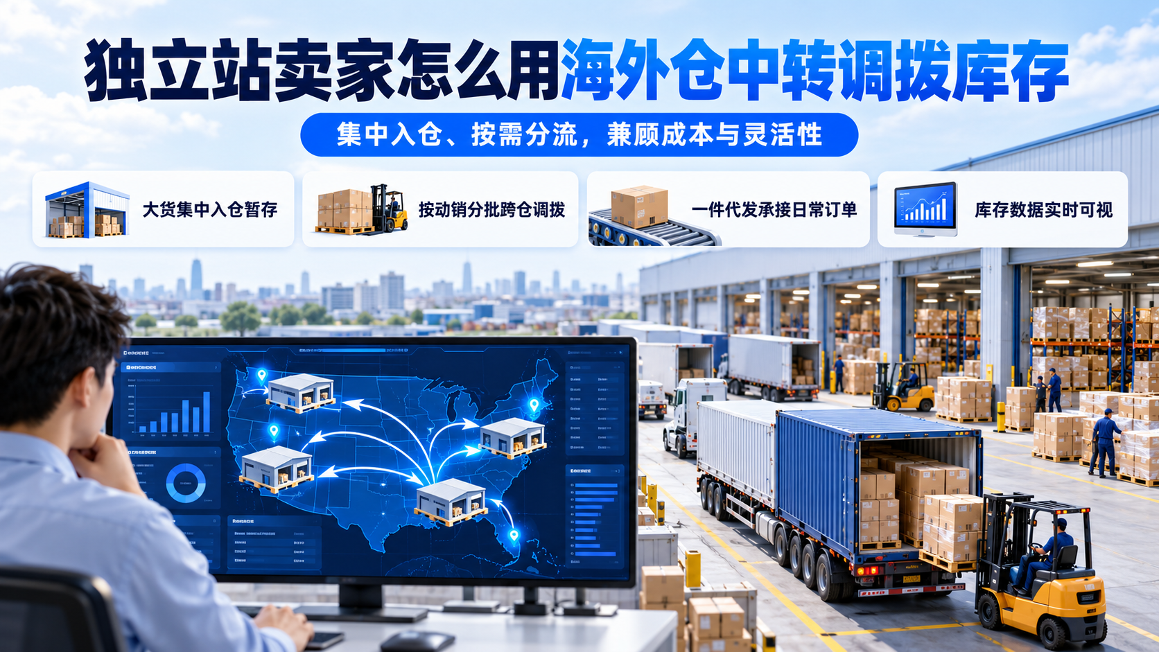 独立站卖家怎么用海外仓中转调拨库存