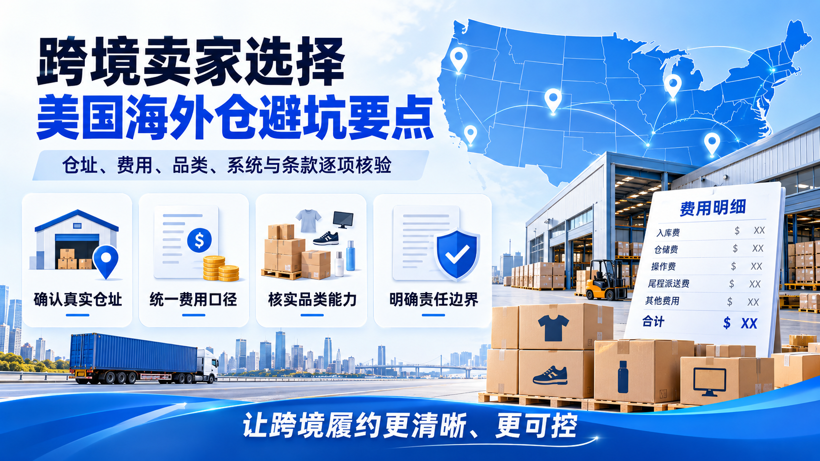 跨境卖家选择美国海外仓避坑要点